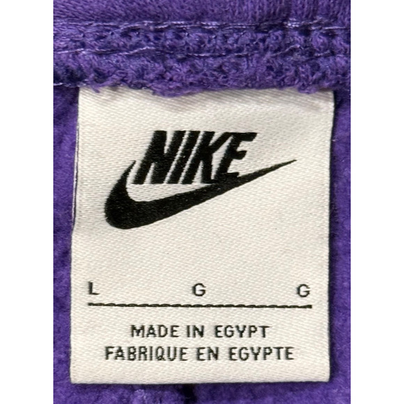 Nike Sweatpants Joggers Mens Purple Size Large Club Legacy Retail $69 - Picture 2 of 8